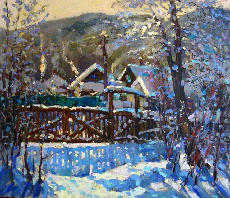 Морозный день