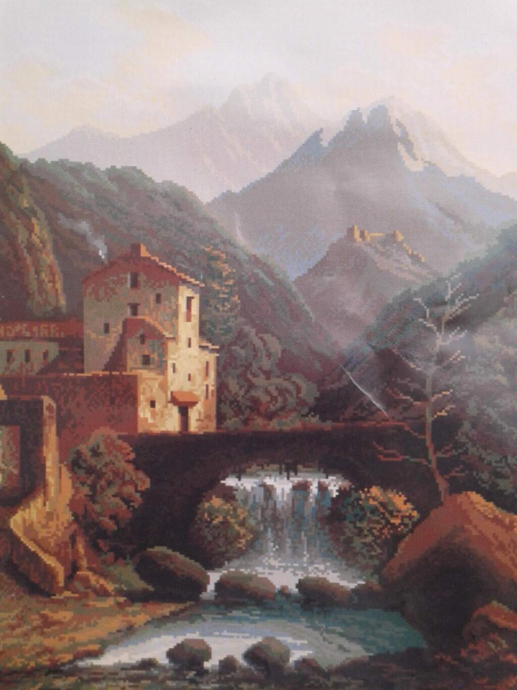 Замок в горах