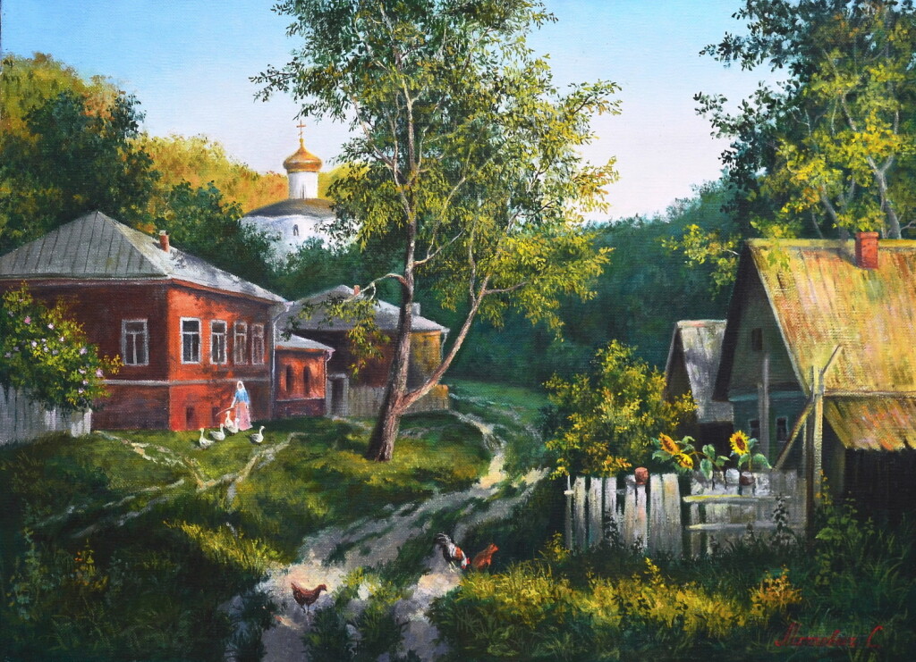 Вечер в селе