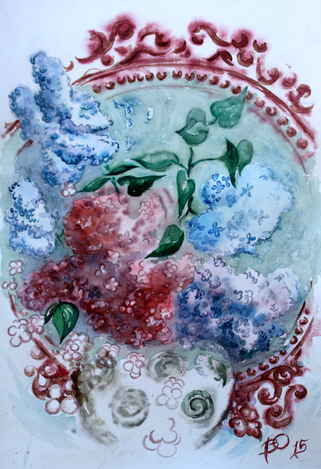 Букет сирени