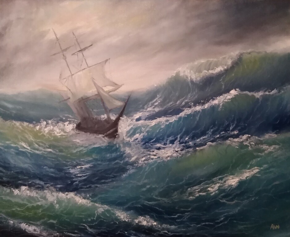 Бурное море