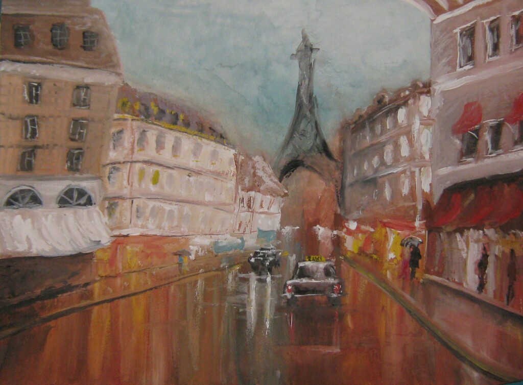 Дождливый Париж