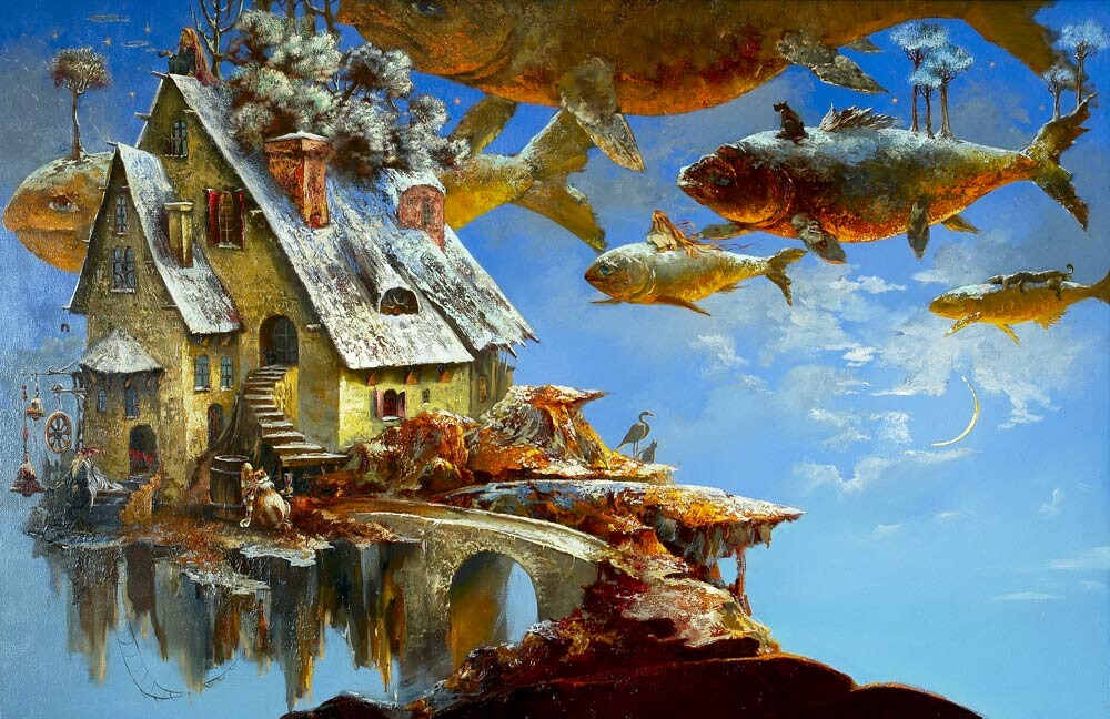 летающий город