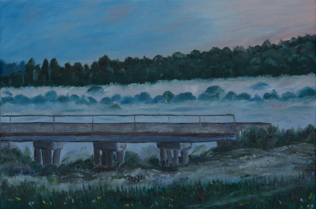 мост в тумане