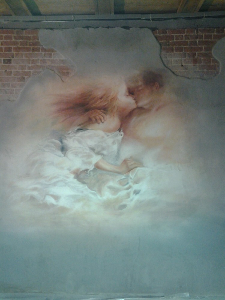 Роспись интерьера, ресторан