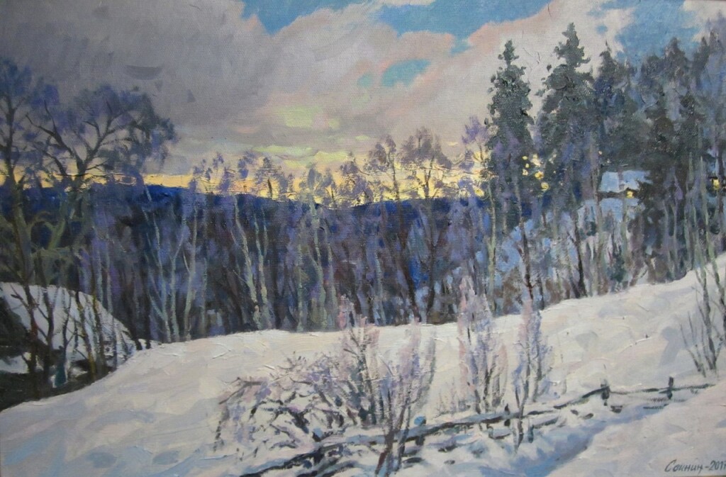 Зима. Под вечер