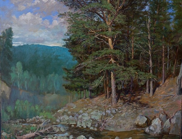 Сосновый лес.