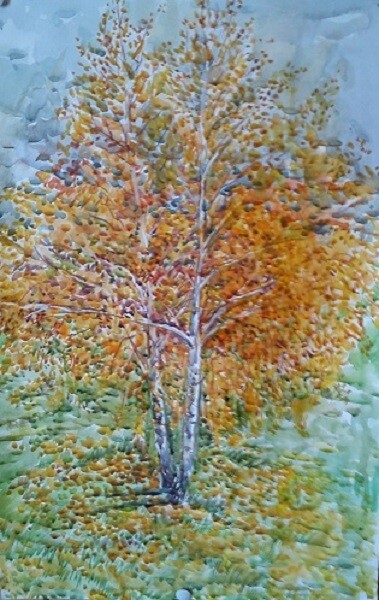 Береза осенняя