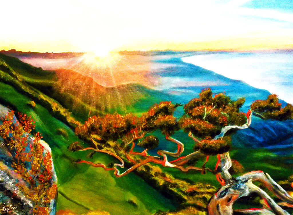 Рассвет на Судакской долиной