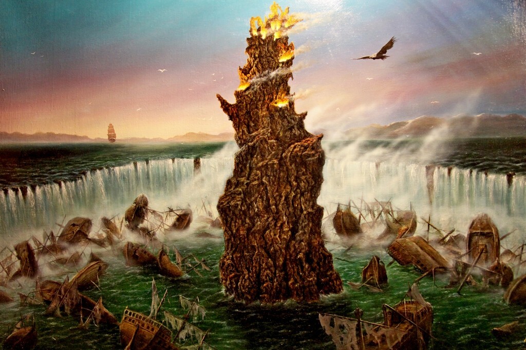 картина ''маяк тортуге ''