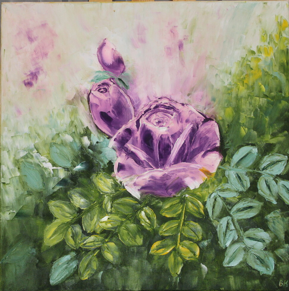 Фиолетовые розы