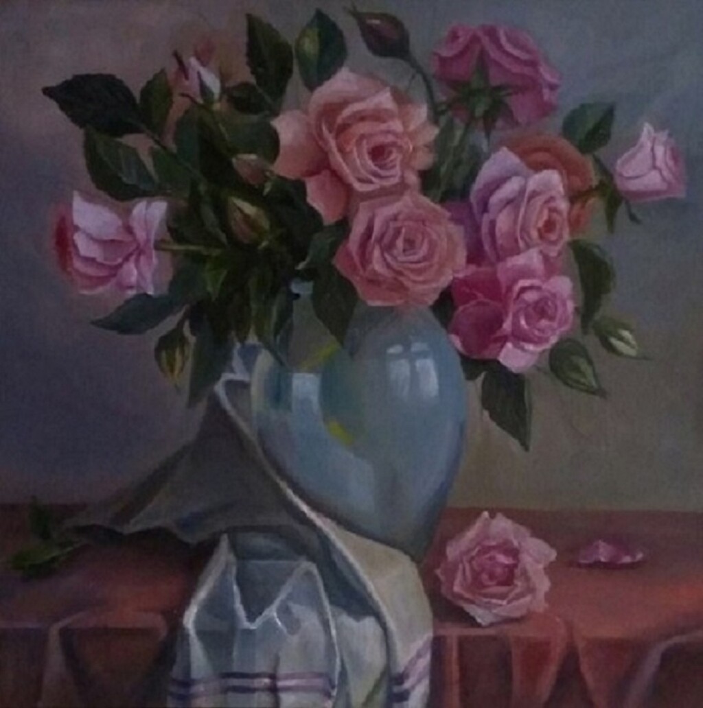 Натюрморт с розами