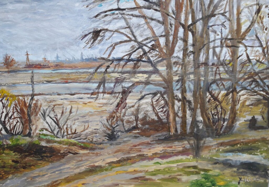 Пейзаж на реке Кубань №4