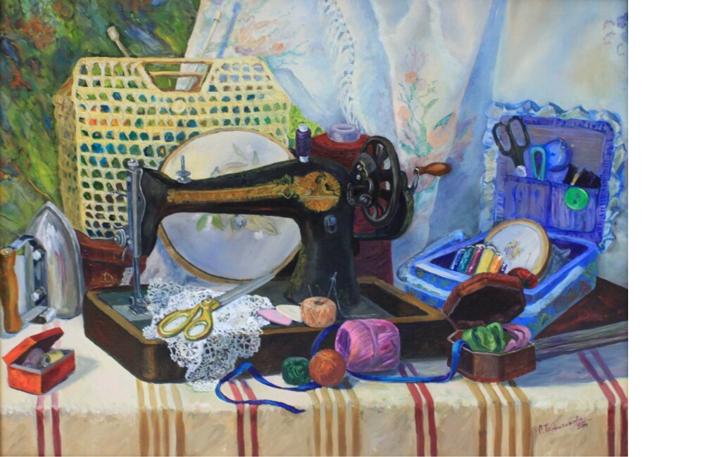 У рукодельницы