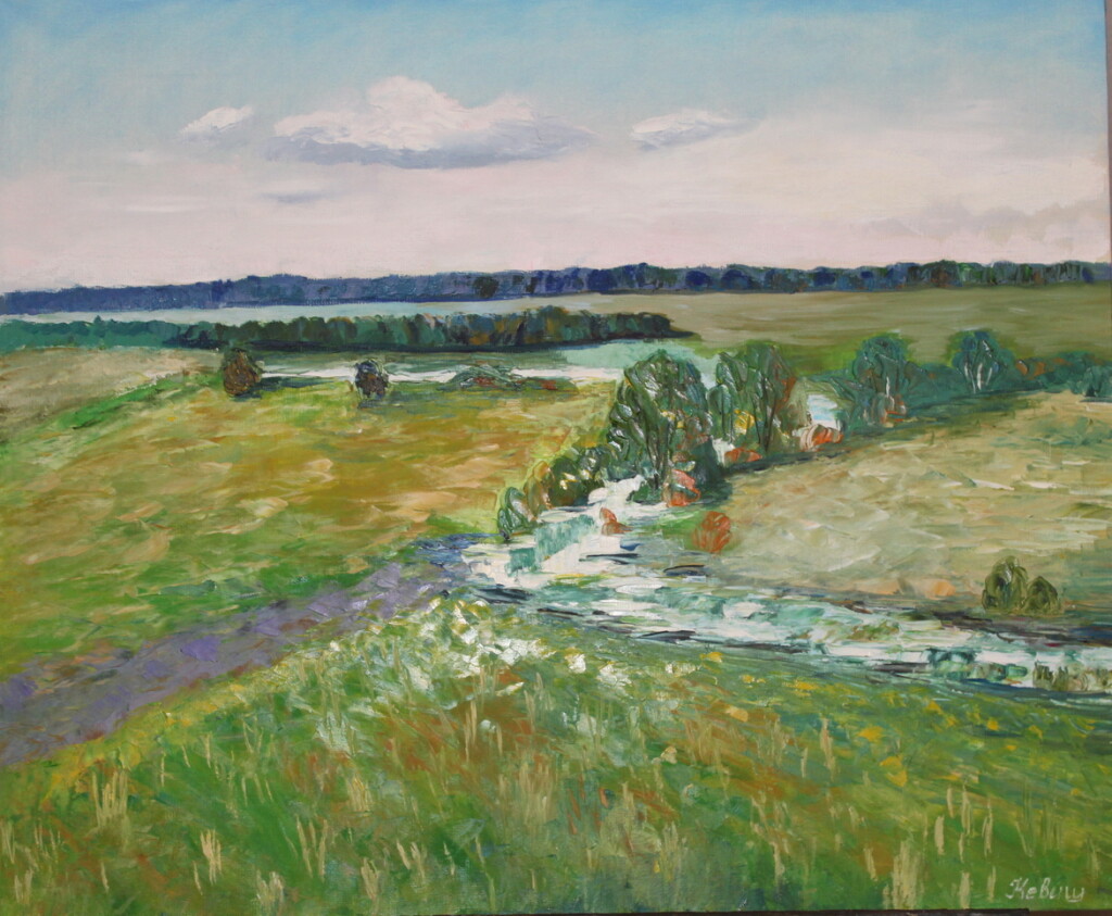 Речка в поле