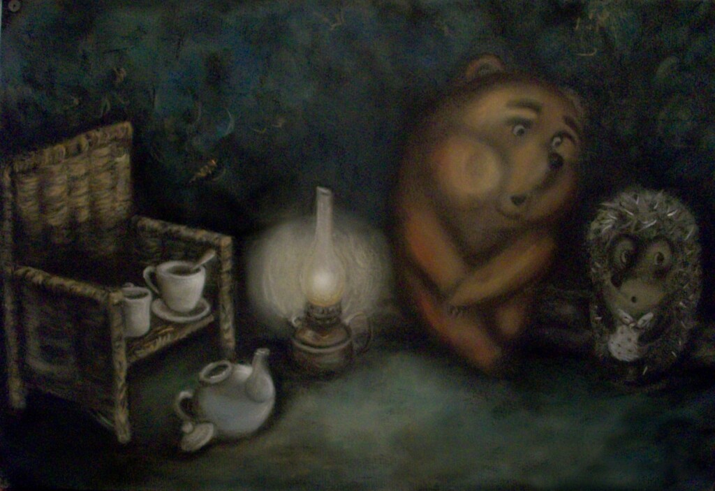 Медвежонок и ёжик