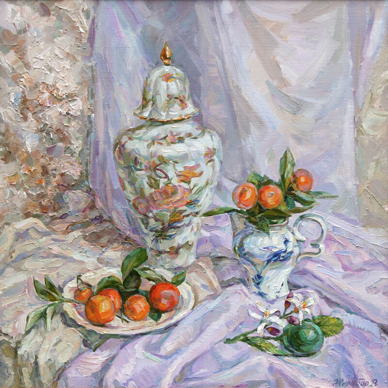 Каламондин и зелёный лимон