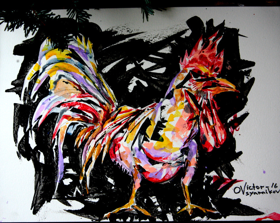 Каво ещё не клюнул жареный петух?