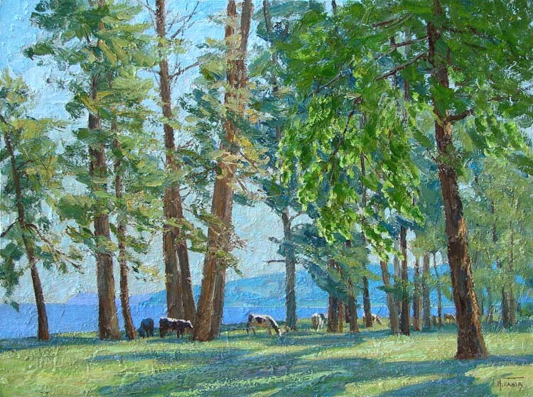 На берегу Волги