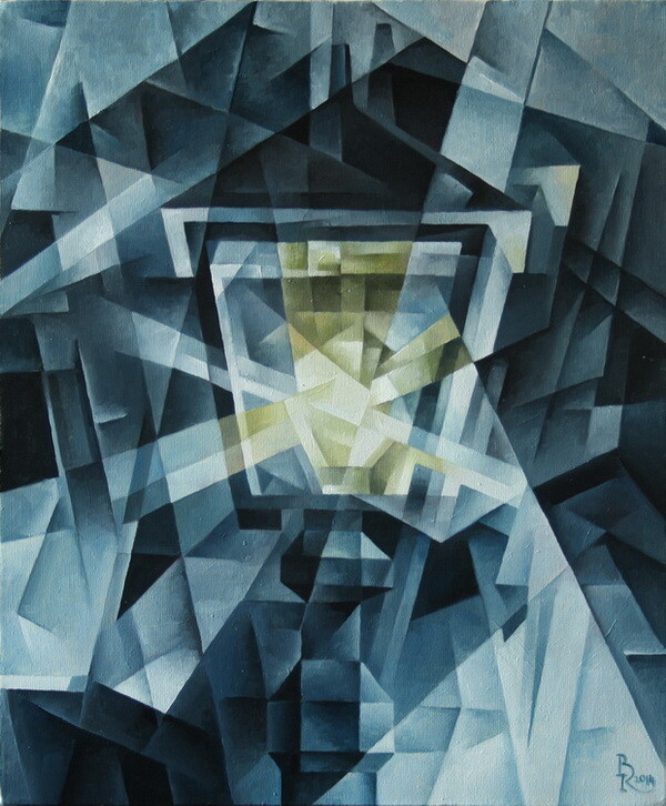 Уличный фонарь. Кубофутуризм