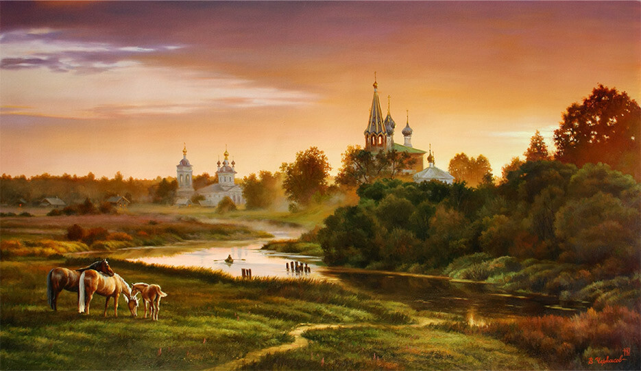 день догорает