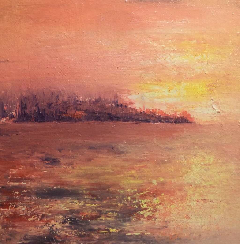 на берегу туманном