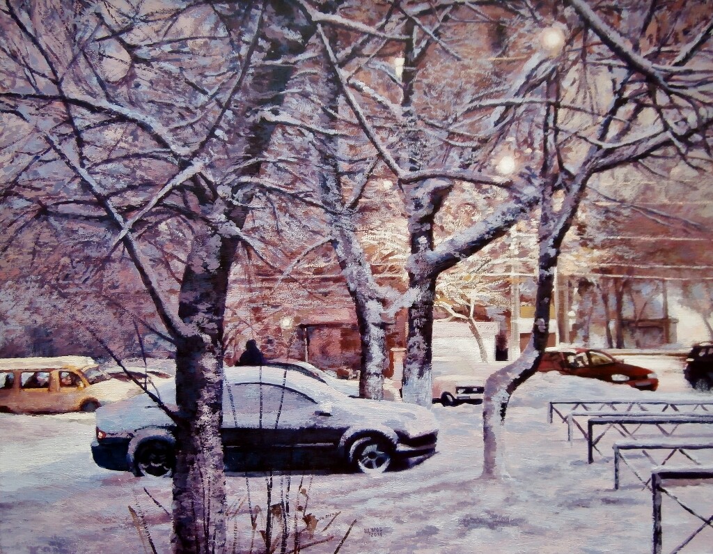 Снежное утро