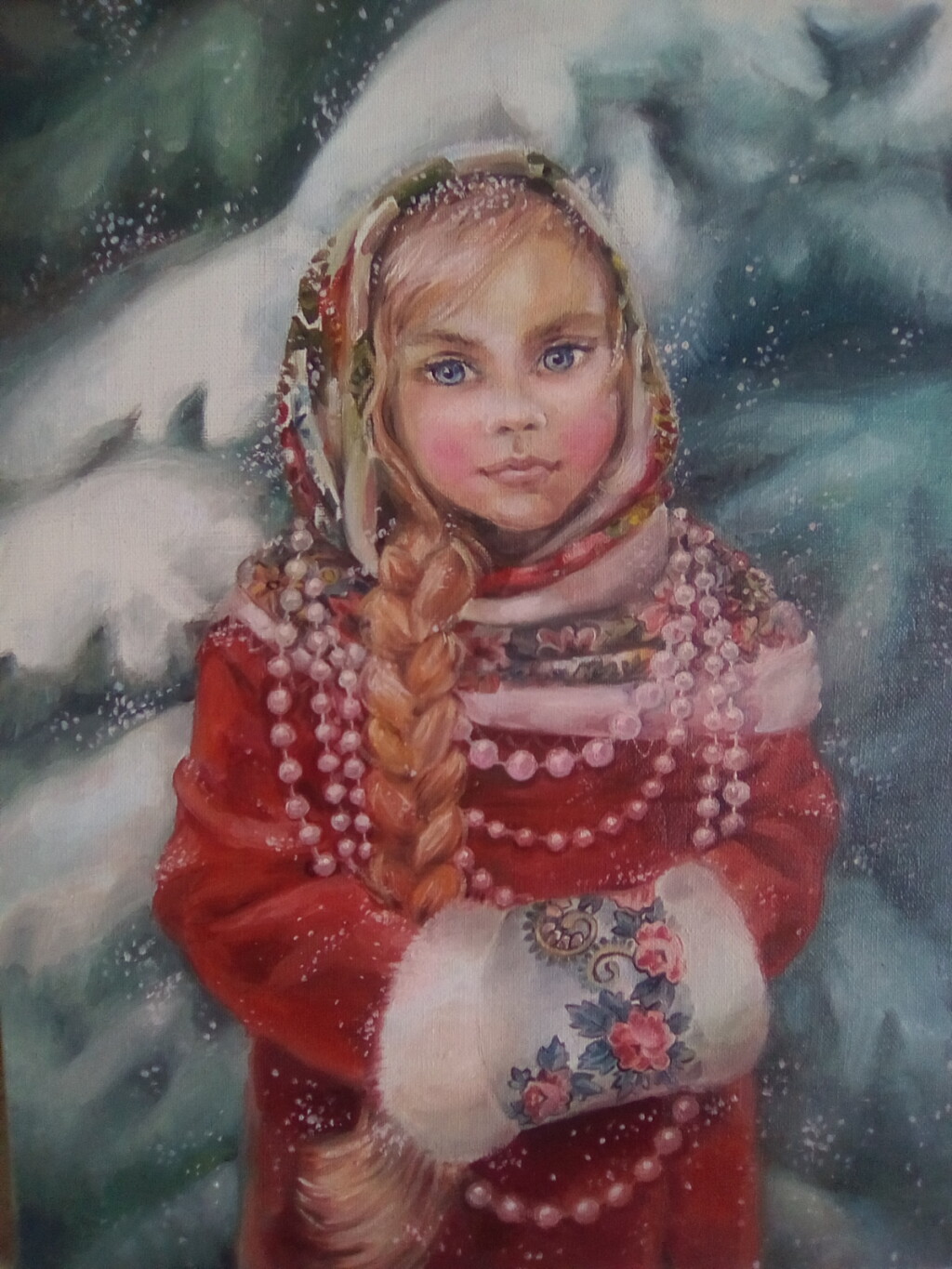 Девочка с муфтой