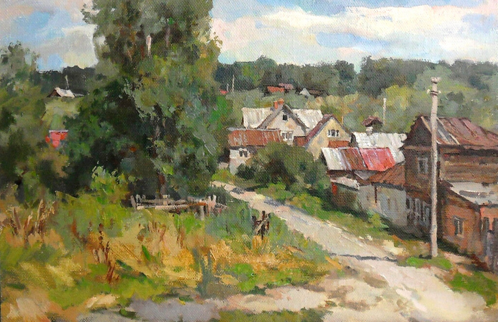 Набережная реки свияга