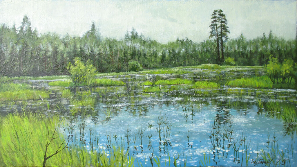 Пух на воде