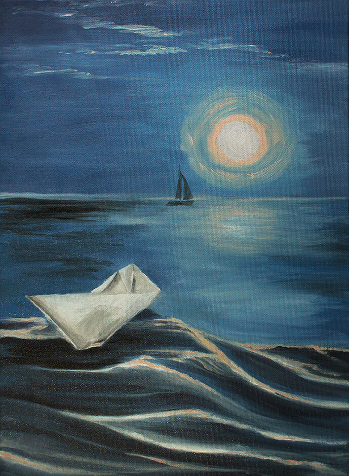 Бумажный кораблик