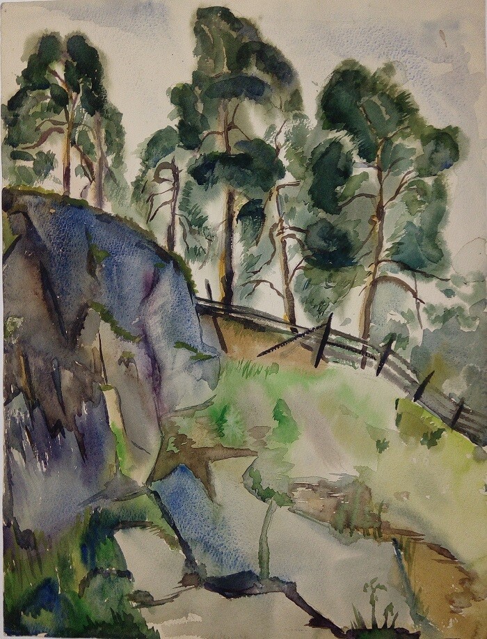 Сосны за околицей