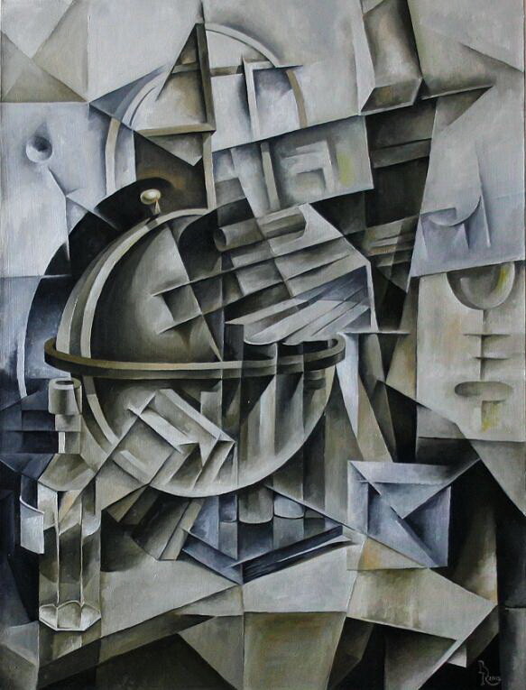 Глобус. Кубофутуризм