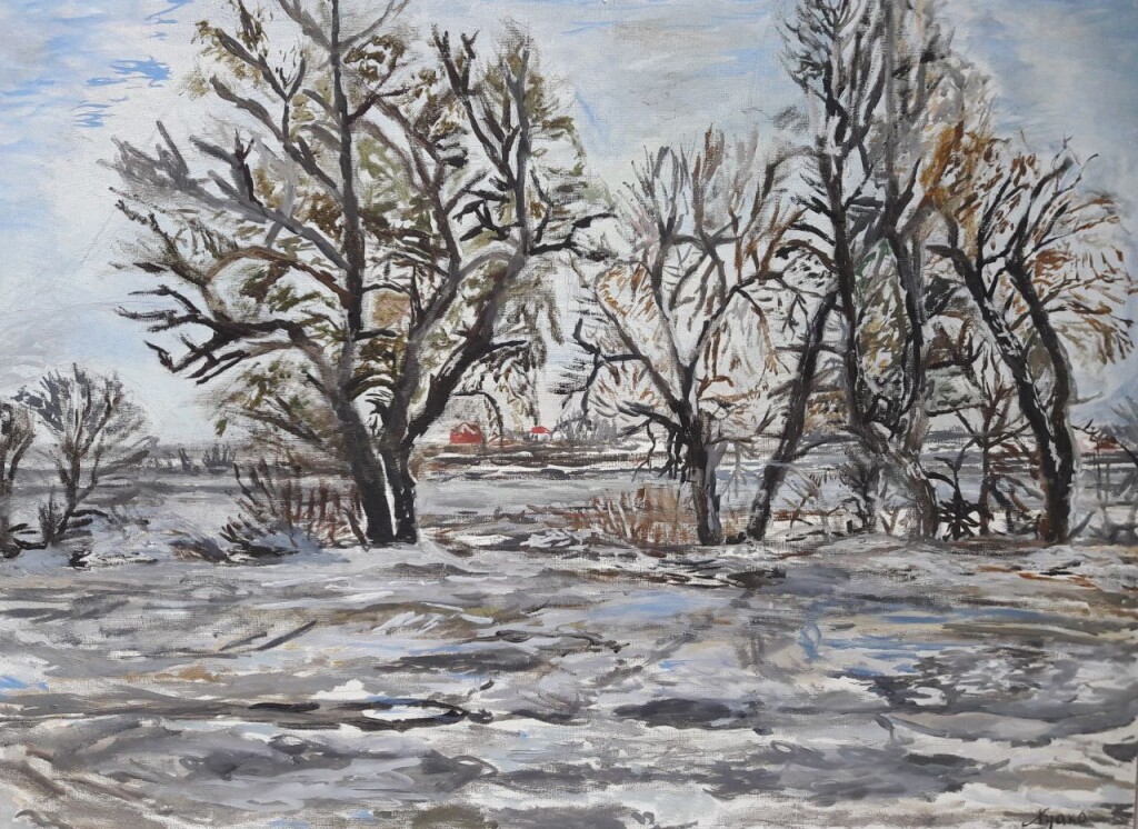 Зимний пейзаж на Кубани №2