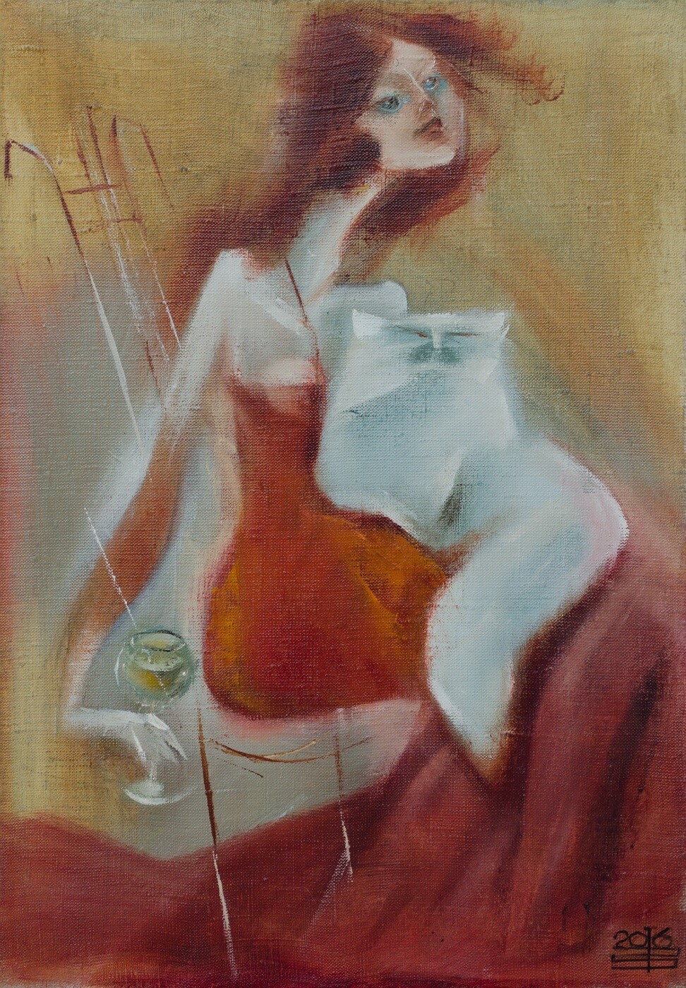 Дама с котиком