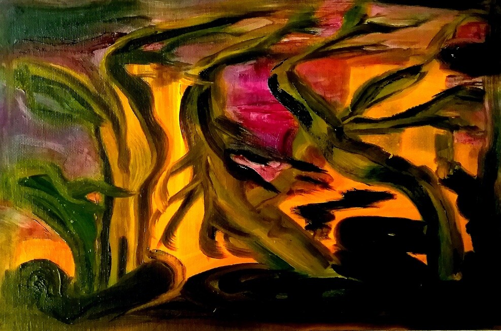 Ночь в саду