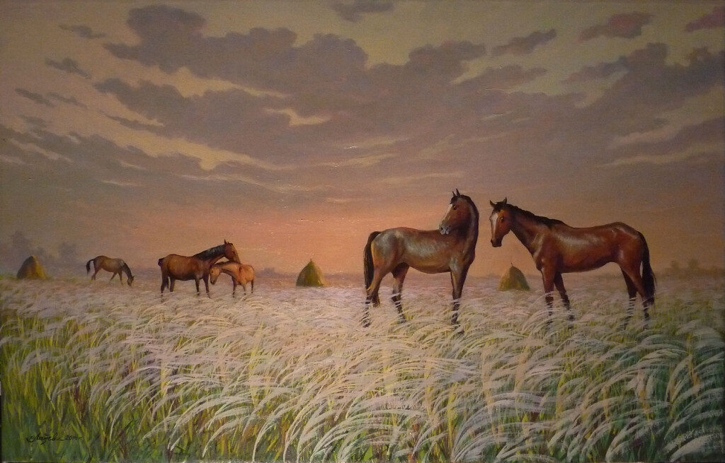 Степь ковыльная