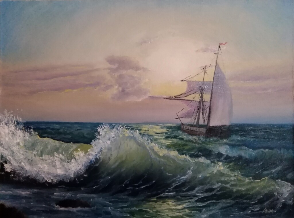 Розовый закат