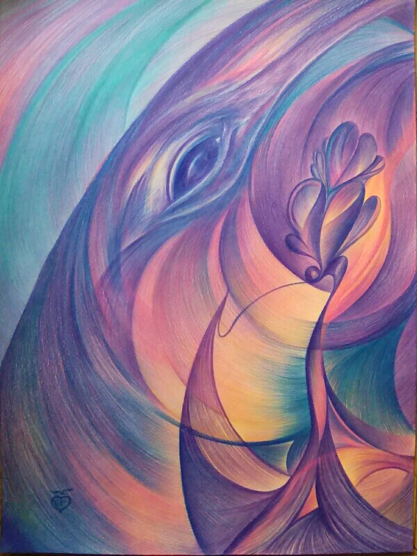 Мысли дельфина в движении жизненных стихий.