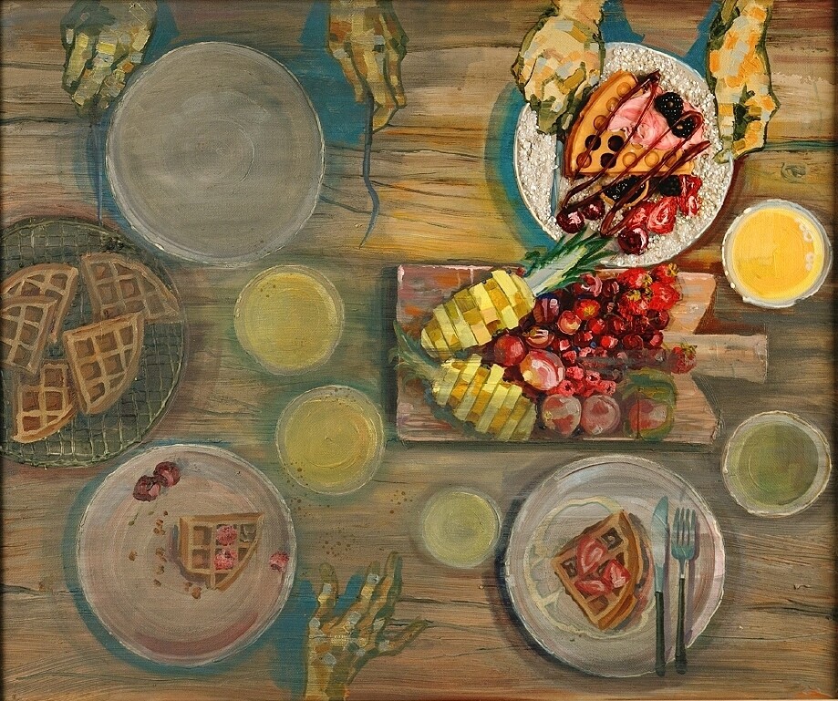 6 картина коллекции "Цветные тени"