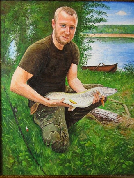 Портрет заядлого рыбака
