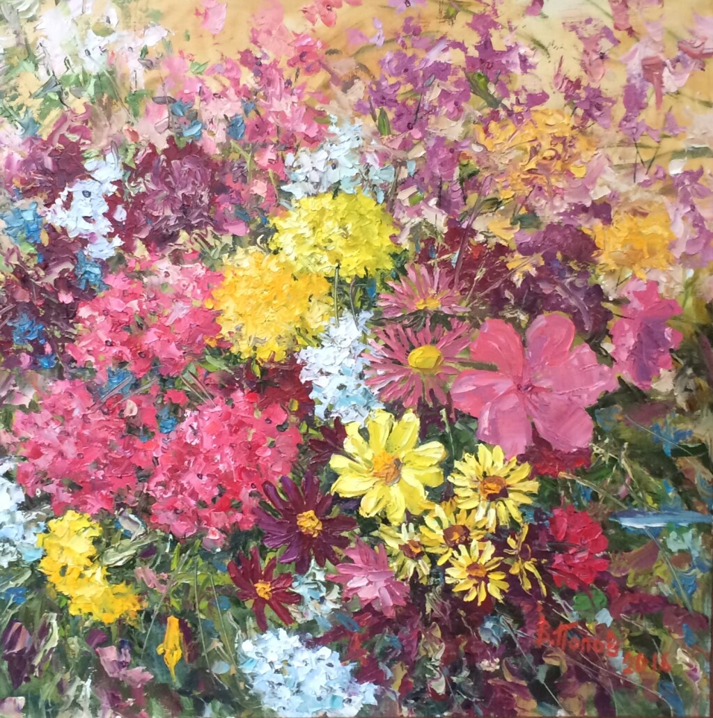 Букет с флоксаи