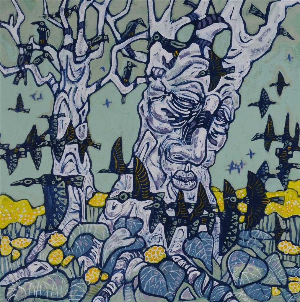 Птицы в деревьях 2