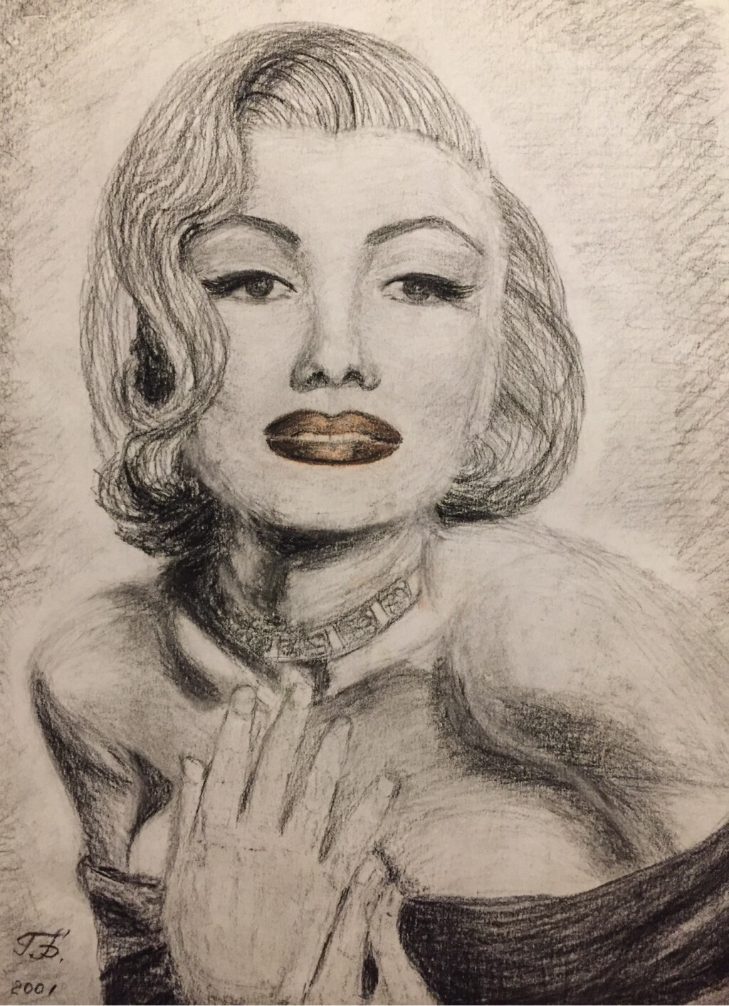 Мерелин Монро портрет