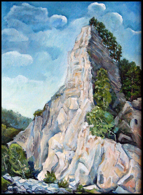 Вид на пещеру Салавата Юлаева