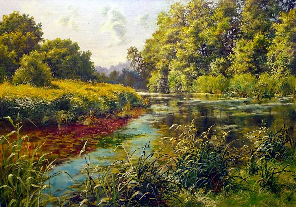 Заросшая речка