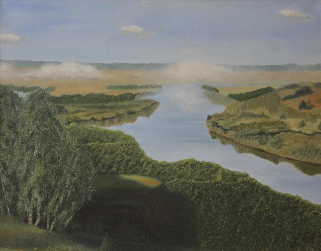 Ложился на поля туман