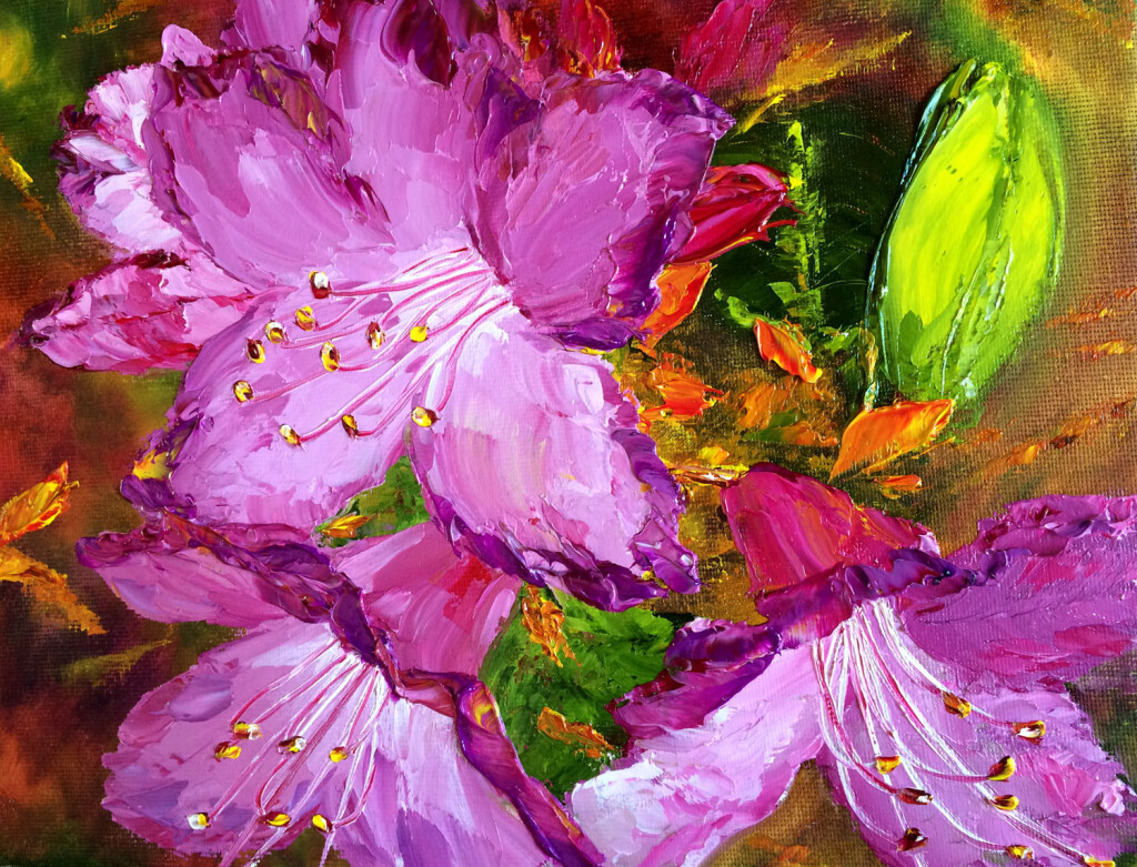 Цветы багульника