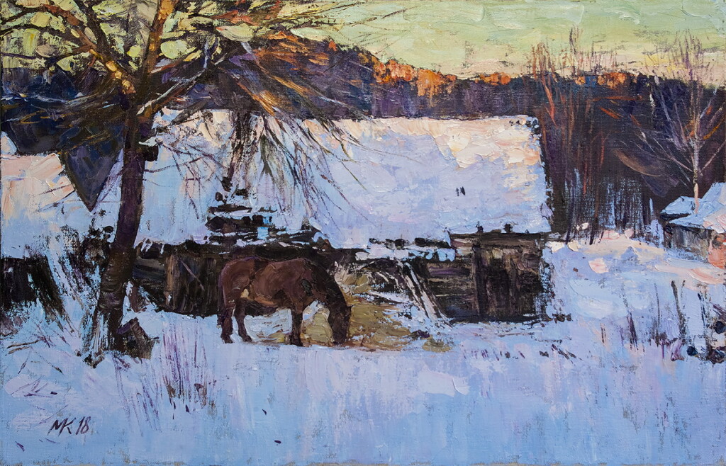 Вечерние тени.