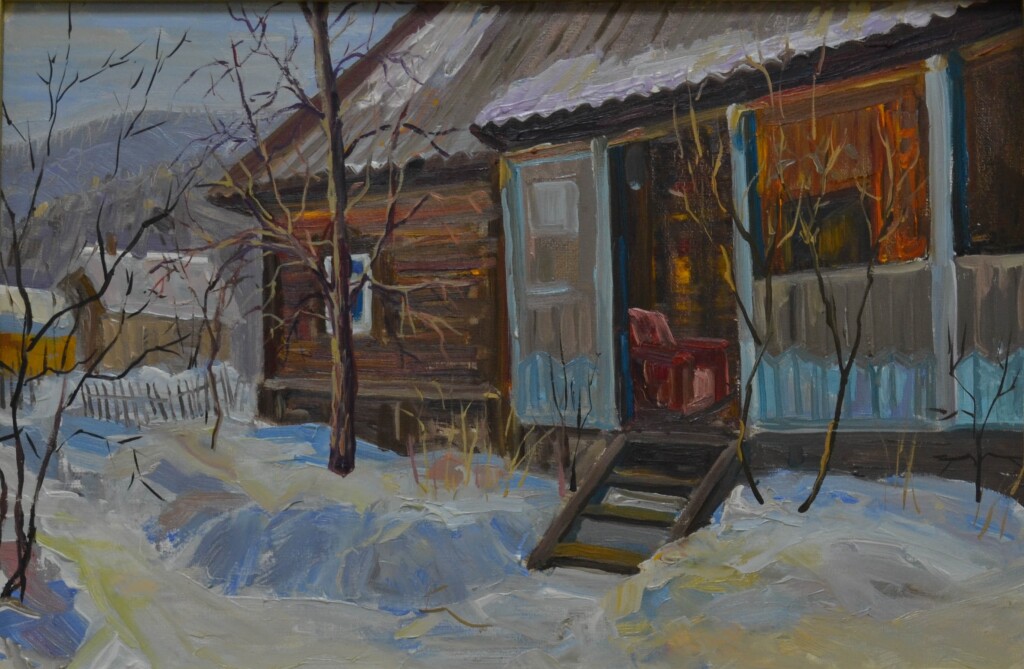 Усталый снег февраля